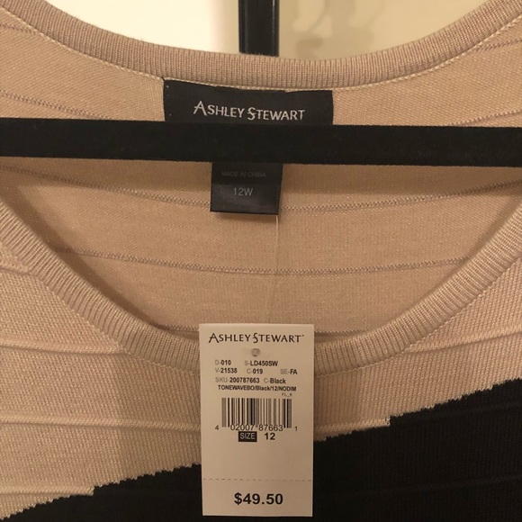 Ashley Stewart Knitted Dress -plus size 12 - Picture 3 of 3